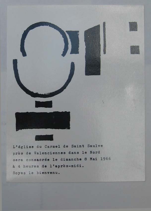 Invitation � l'inauguration 8-5-66