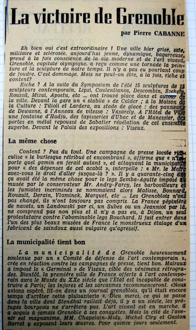 Pierre Cabanne 19-2-68