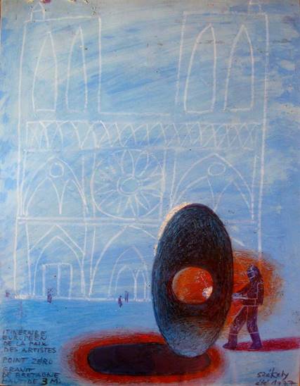 77-36 itin�raire europ�en de la paix des artistes point z�ro