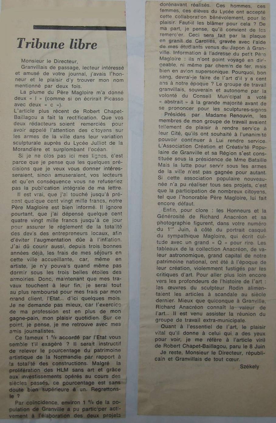 Le r�publicain granvillais 22-6-1978