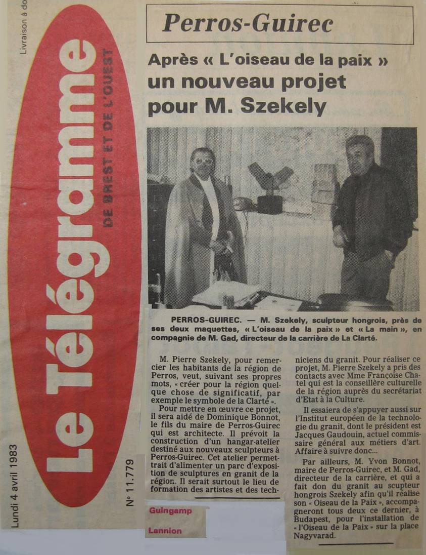 T�l�gramme de Brest 4-4-1983