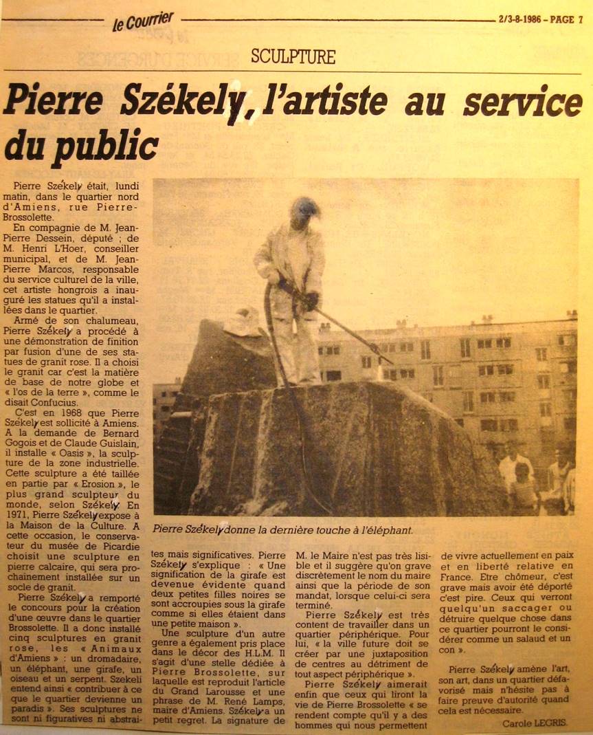 Le courrier picard 2 ao�tr 1986