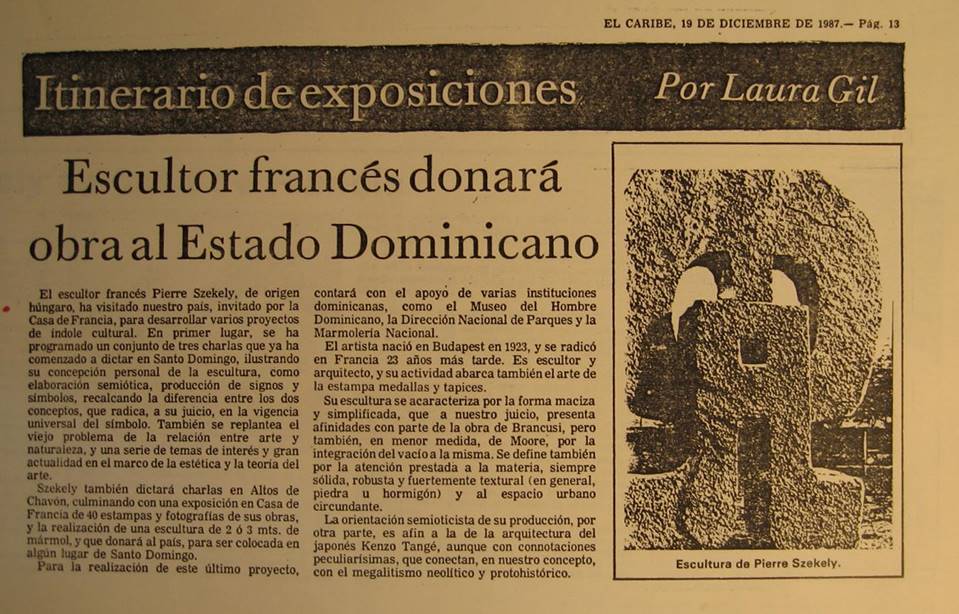 El Caribe 19 d�cembre 1987